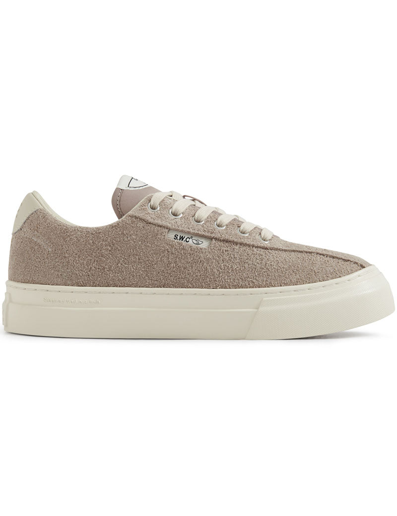 Stepney Workers Club Dellow 02 Cup Trainers Raw Suede Taupe