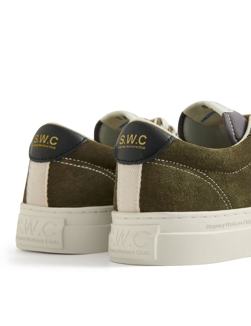 Stepney Workers Club Dellow 02 Cup Trainers Suede Woodland