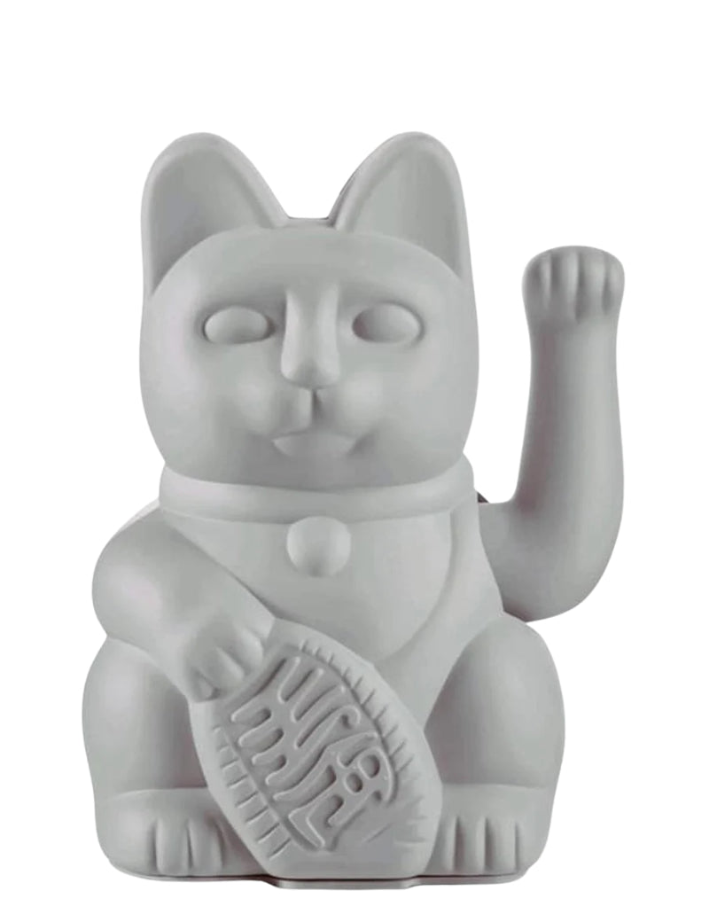 Donkey Lucky Cat Grey Maneki Neko
