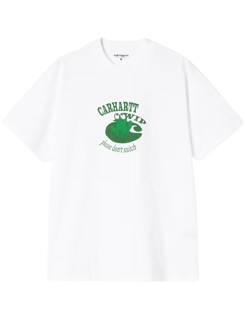Carhartt WIP S/S Don't Snitch T-Shirt White