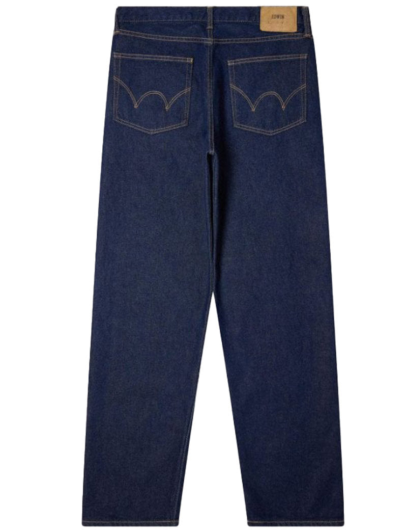 Edwin Loose Fit Kaihara Pure Indigo Jeans Blue Rinsed