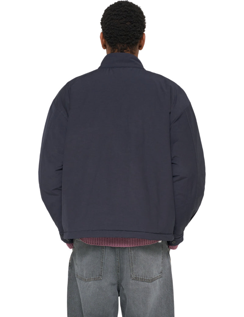 Edwin Chester Jacket Dark Navy Back On Model Back