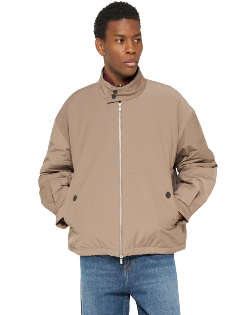 Edwin Chester Jacket Walnut On Model