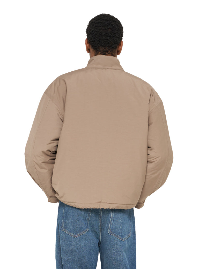 Edwin Chester Jacket Walnut On Model Back