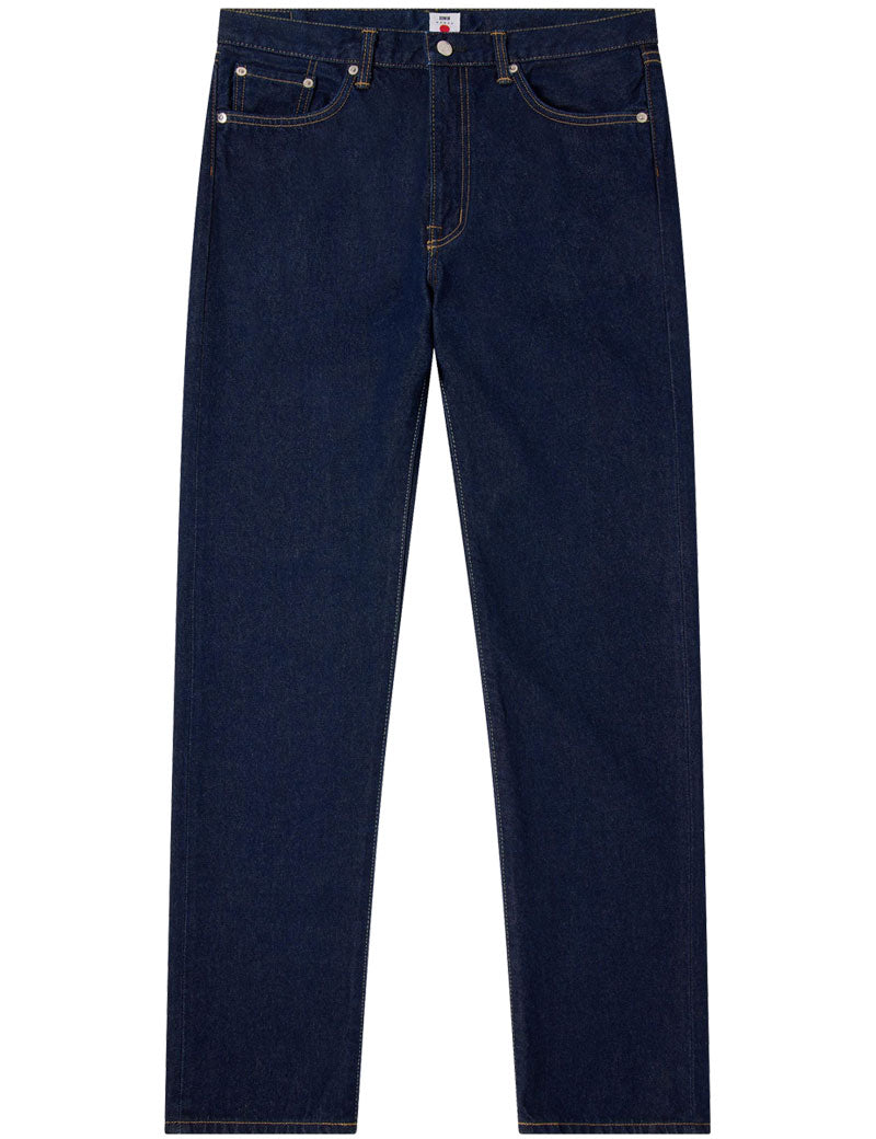 Edwin Regular Straight Jeans Blue Rinsed Front