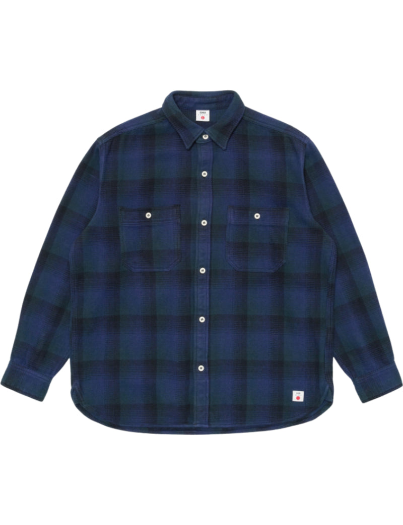 Edwin Work Shirt Green Front
