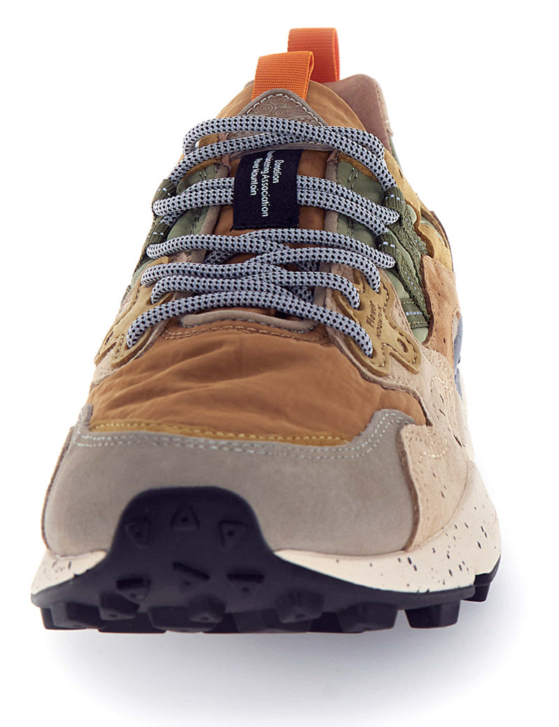 Flower Mountain Yamano 3 Man Suede Nylon Grey Light Brown Beige