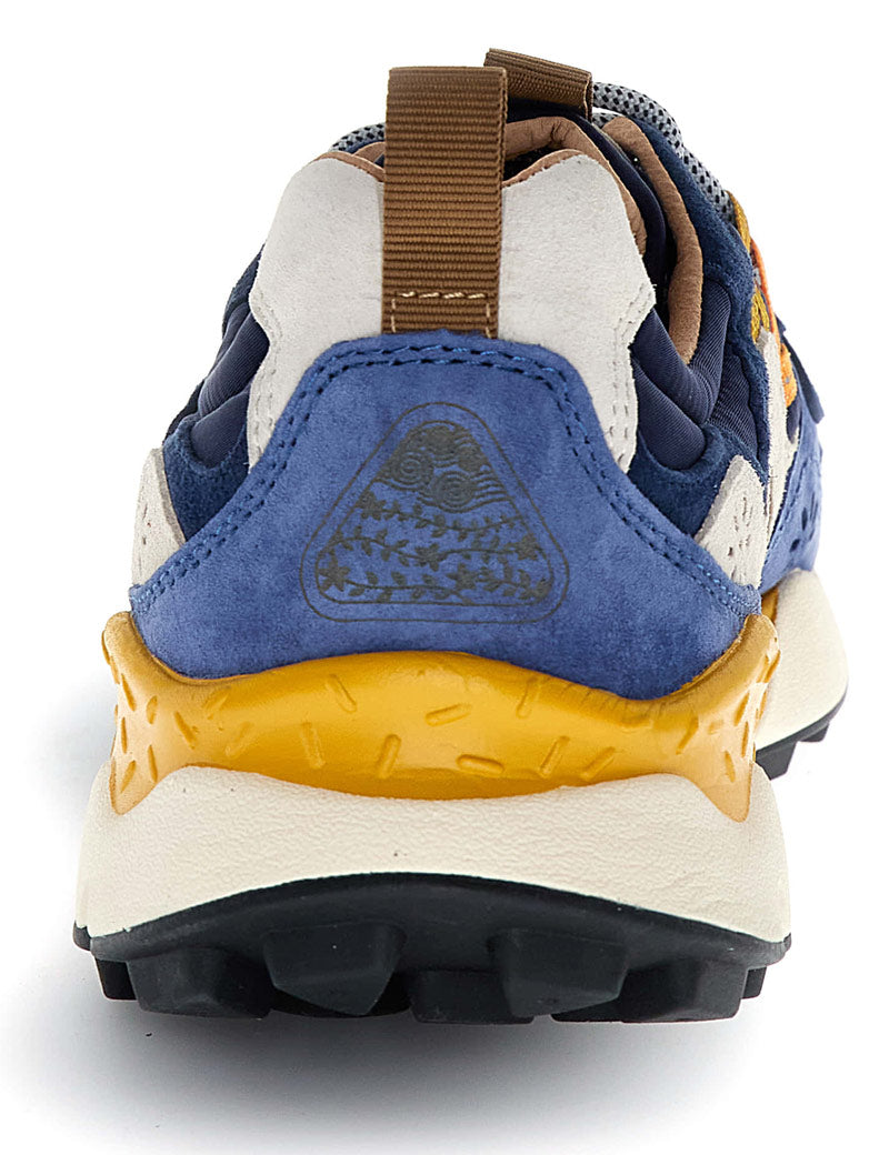 Flower Mountain Yamano 3 men's trainers navy, light navy - Heel View