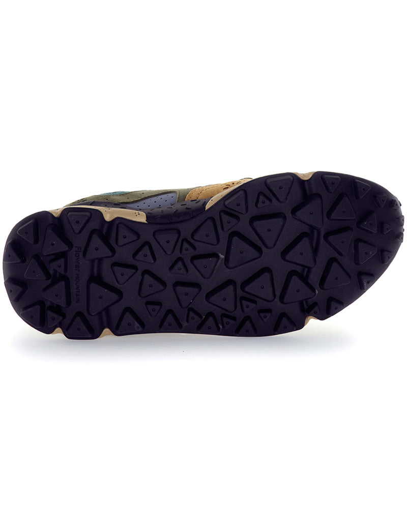 Flower Mountain Yamano 3 Man Suede Nylon Camo Petrol Mud Grey