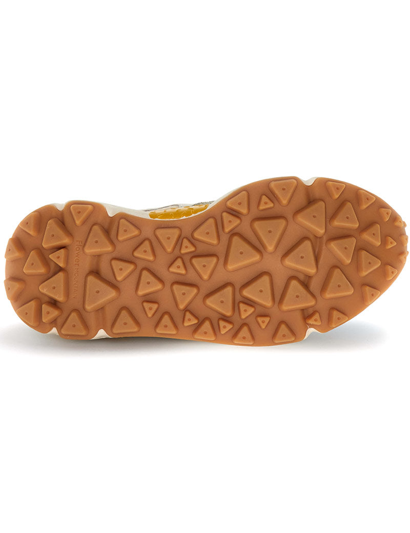 Flower Mountain Yamano 3 men's trainers azure and sage - Sole View