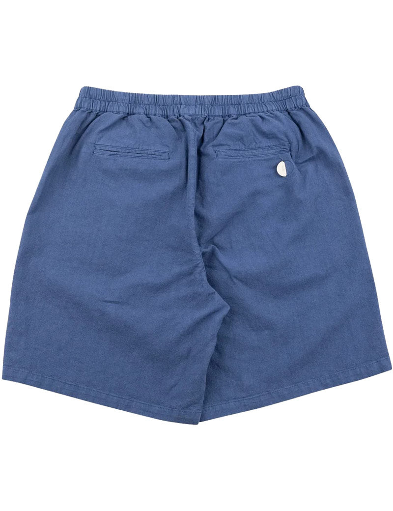 Folk Relaxed Assembly Short Woad Back View