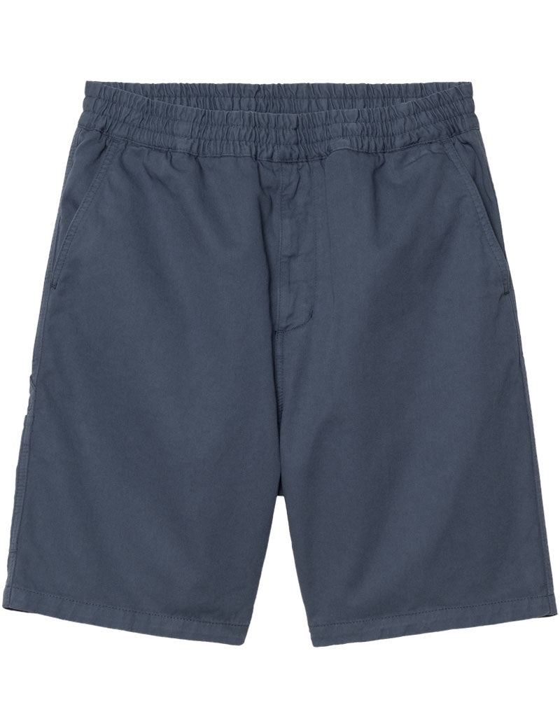 Carhartt WIP Flint Shorts Dusky Blue Garment Dyed