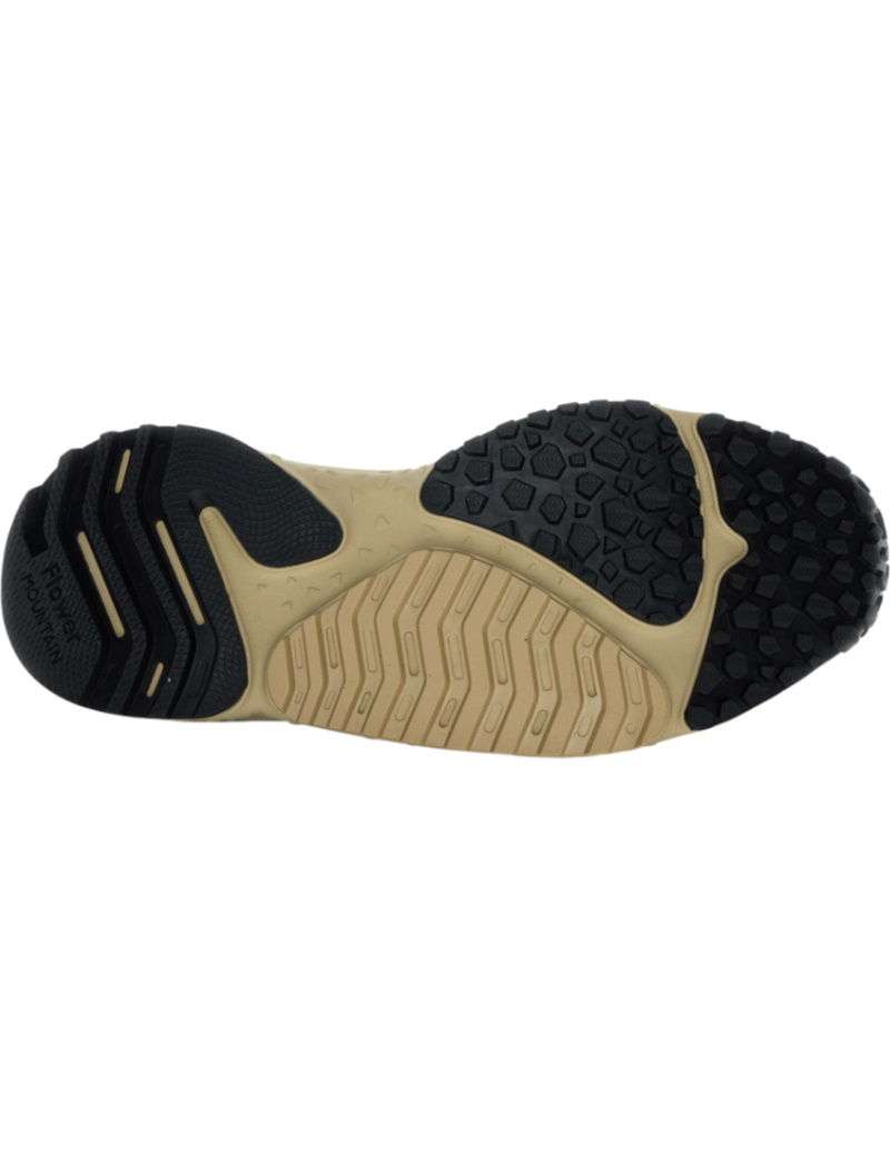 Flower Mountain Solin Woman Trainers Brown, Military & Black Pony Laces Sole