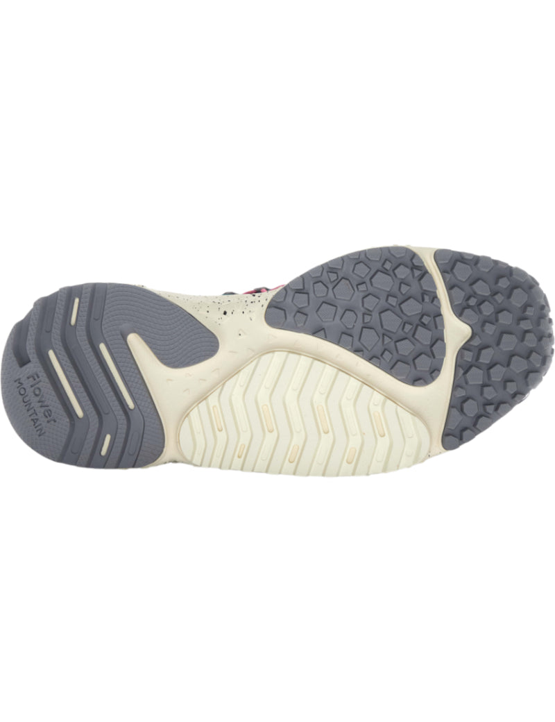 Flower Mountain Yamabushi Woman Trainers Anthracite, Green & Purple Sole