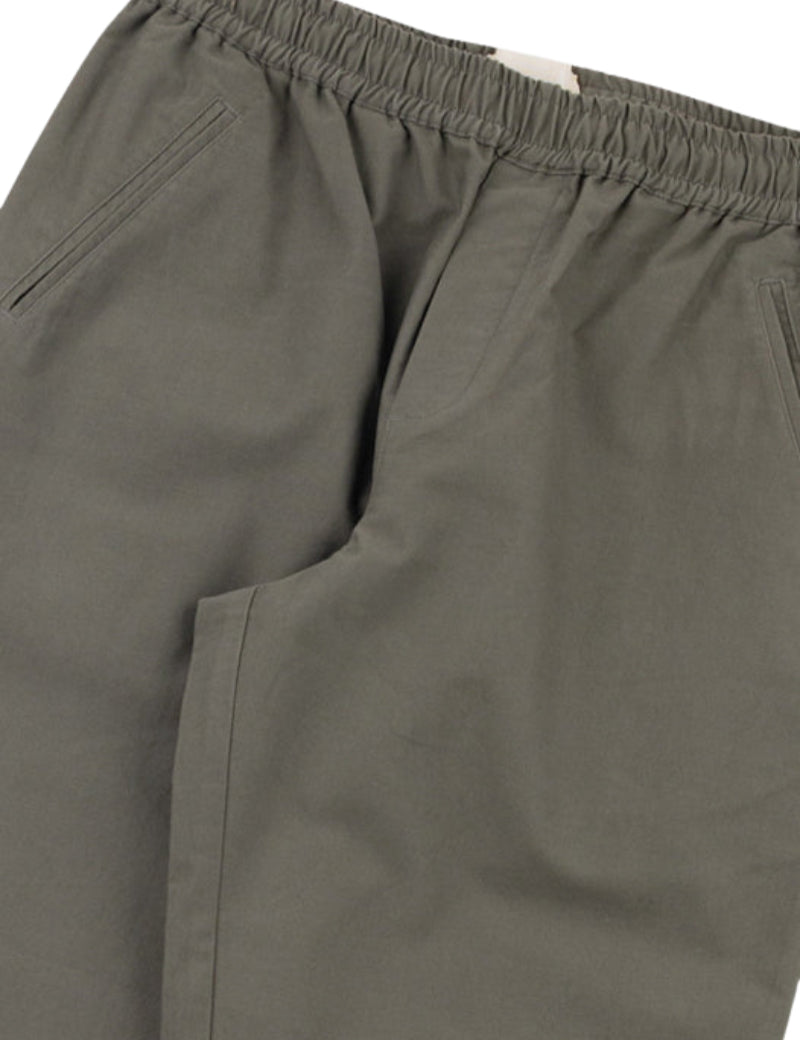 Folk Drawcord Assembly Pant Olive Brushed Waistband
