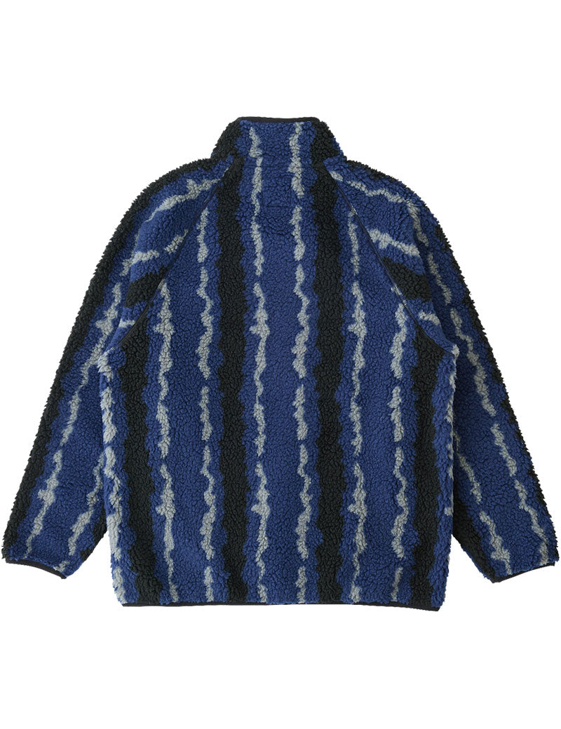 Gramicci Ripple Sherpa Jacket Navy Ripple