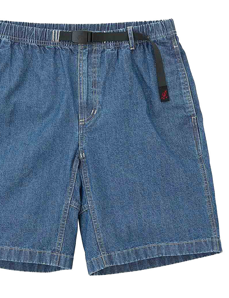 Gramicci Japanese Chambray Short Blue Belt Detail