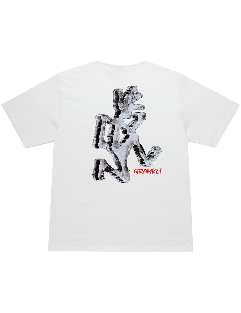 Gramicci Ice Sculpture Tee White Back