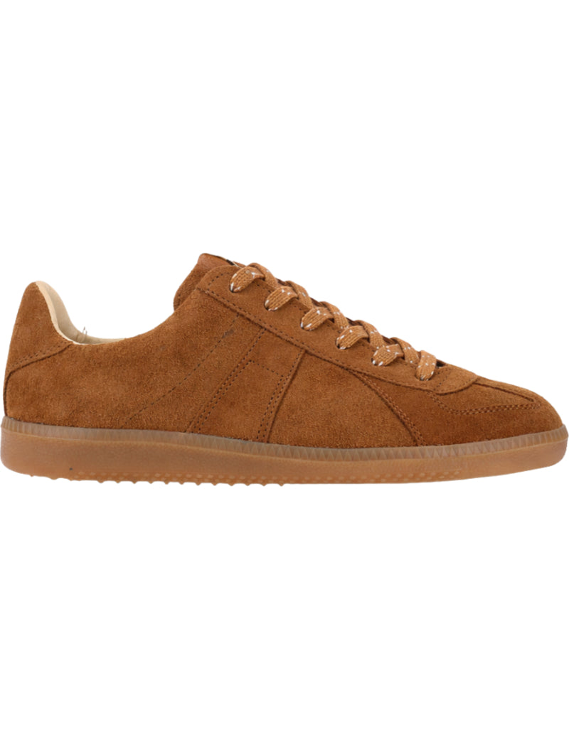 Novesta GAT All Suede Trainers Caramel Side View