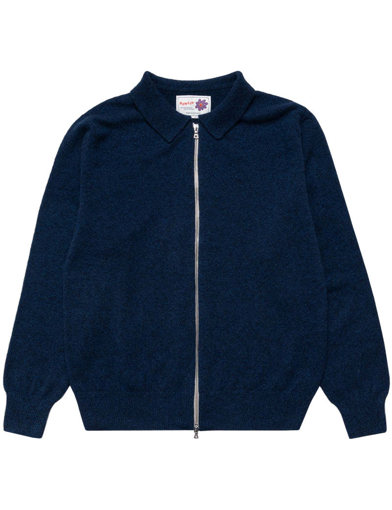 Howlin' High Pressure Polo Cardigan Navy Mix