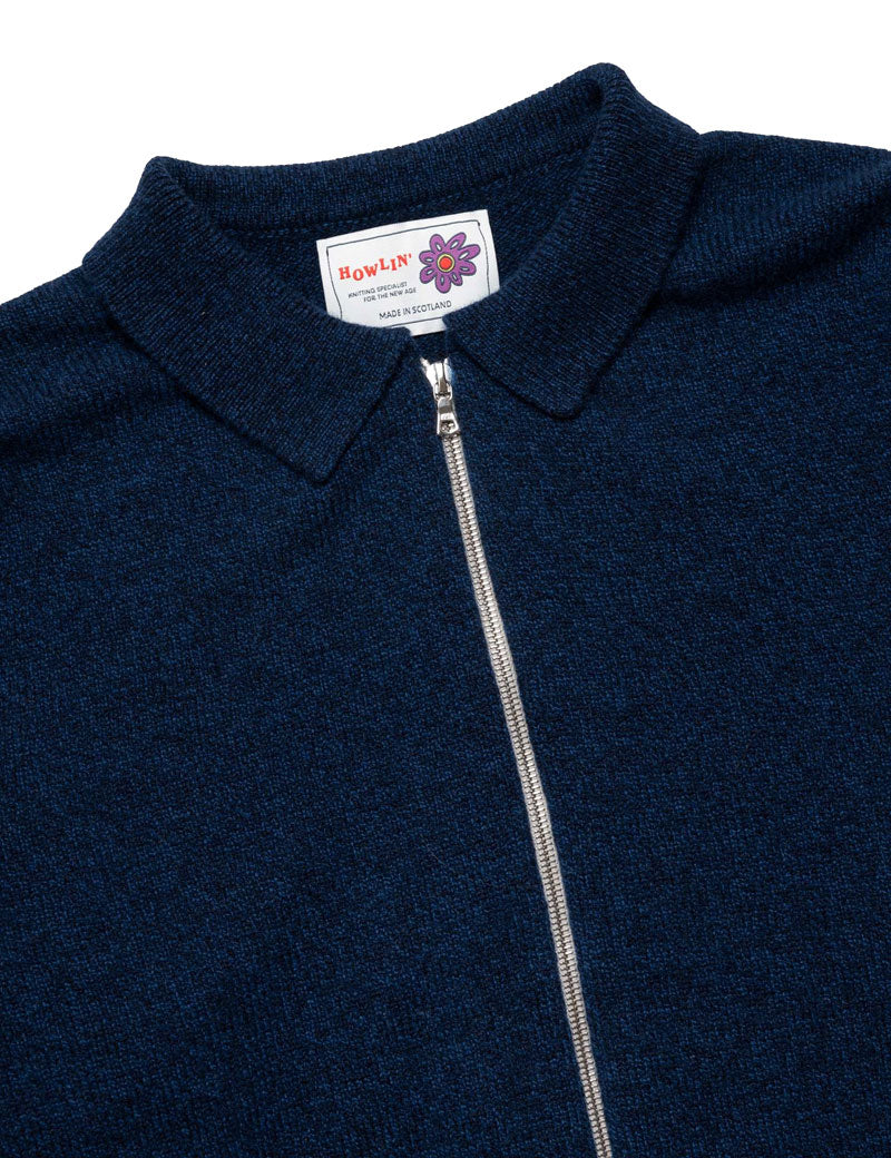 Howlin' High Pressure Polo Cardigan Navy Mix