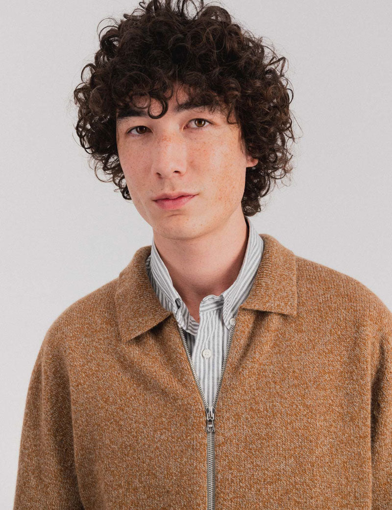 Howlin' High Pressure Polo Cardigan Nut Mix