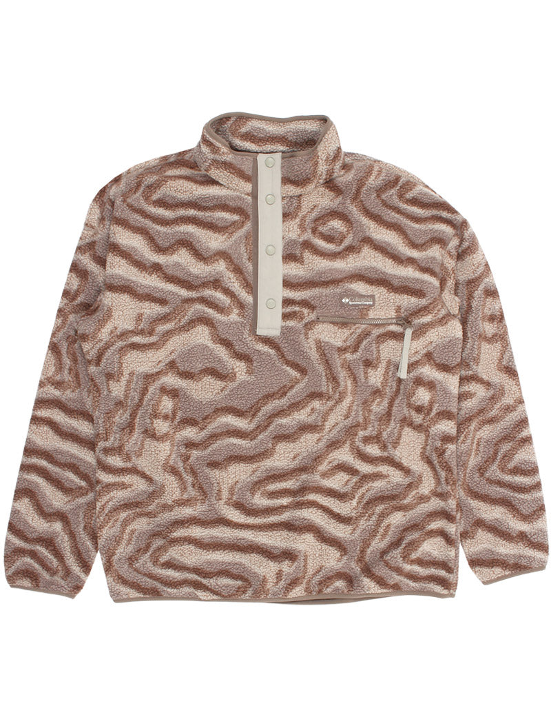 Columbia Helvetia II Printed Half Snap Fleece Iron, Topoglitch
