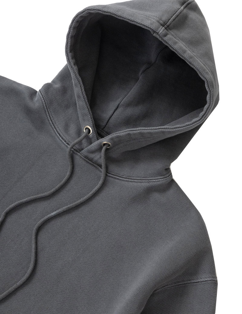Power Goods Loopback Hoodie Washed Black