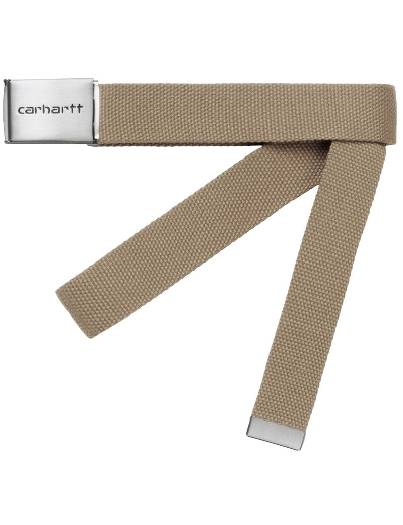 Carhartt Wip Clip Belt Chrome Leather