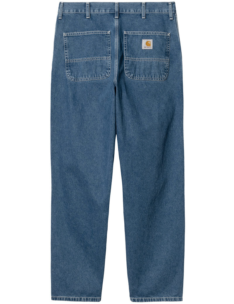 Carhartt WIP Simple Pant Denim Jeans Blue Stone Washed Back