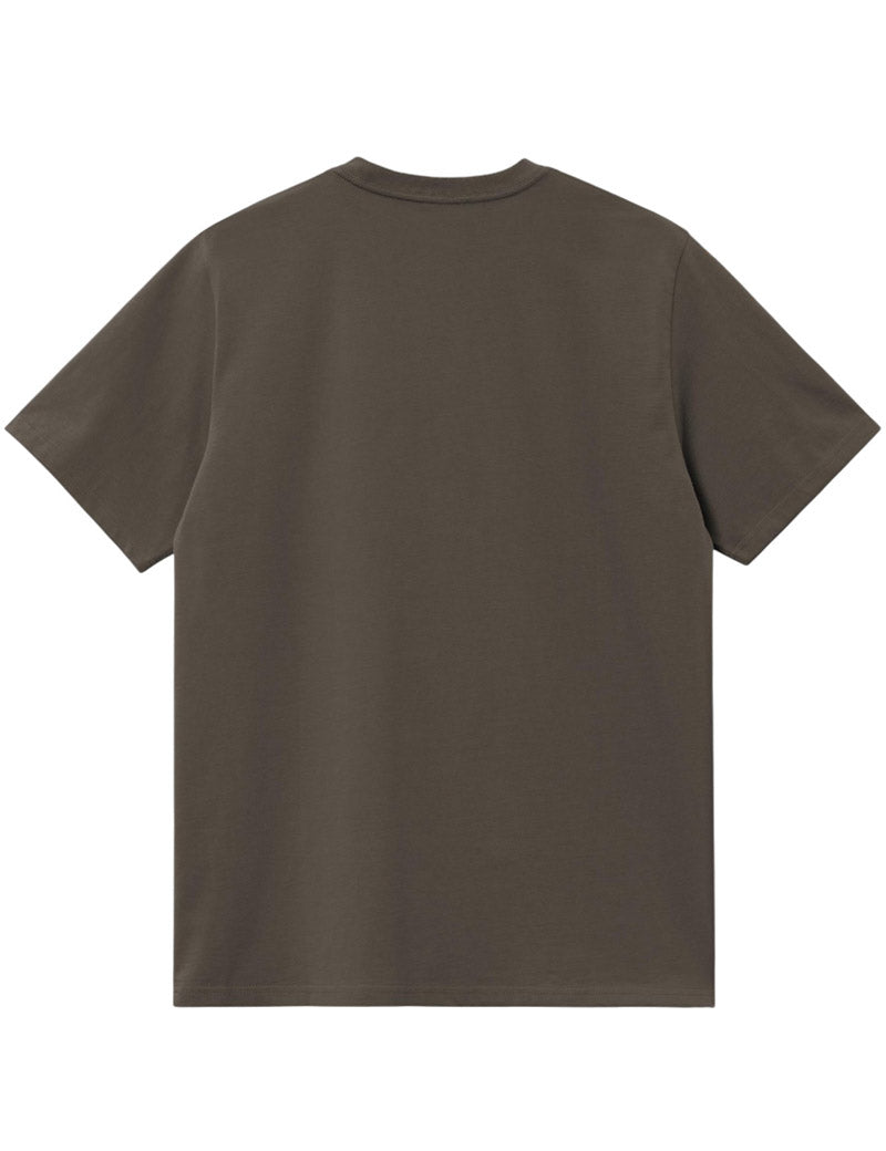 Carhartt WIP Chase S/S T-Shirt Shungite & Gold Back View