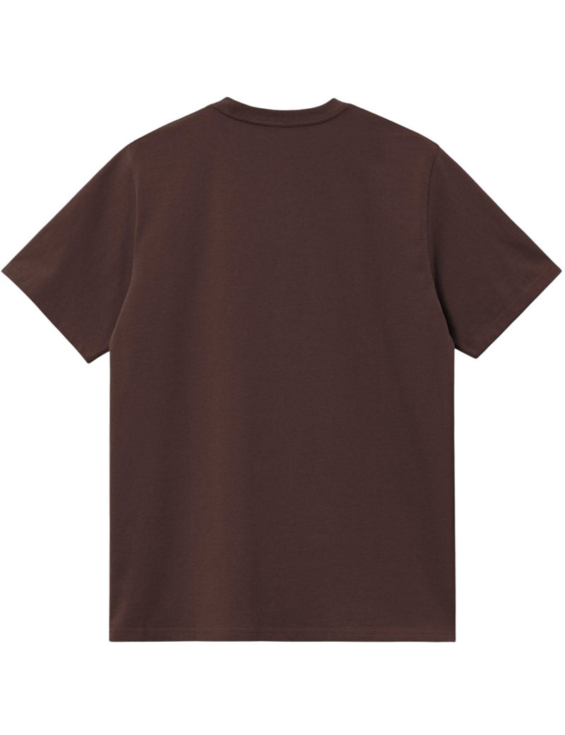 Carhartt WIP Chase S/S T-Shirt Palisander & Gold Back View