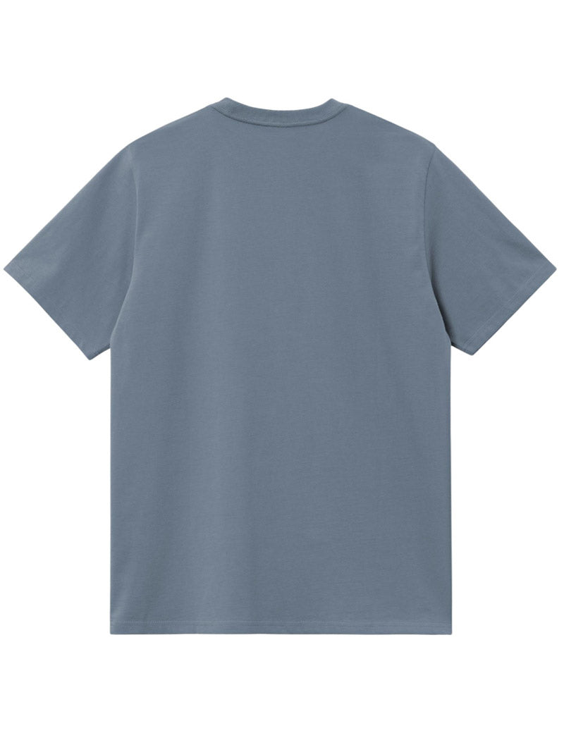 Carhartt WIP Chase Short Sleeve T-Shirt Icesheet & Gold Back View