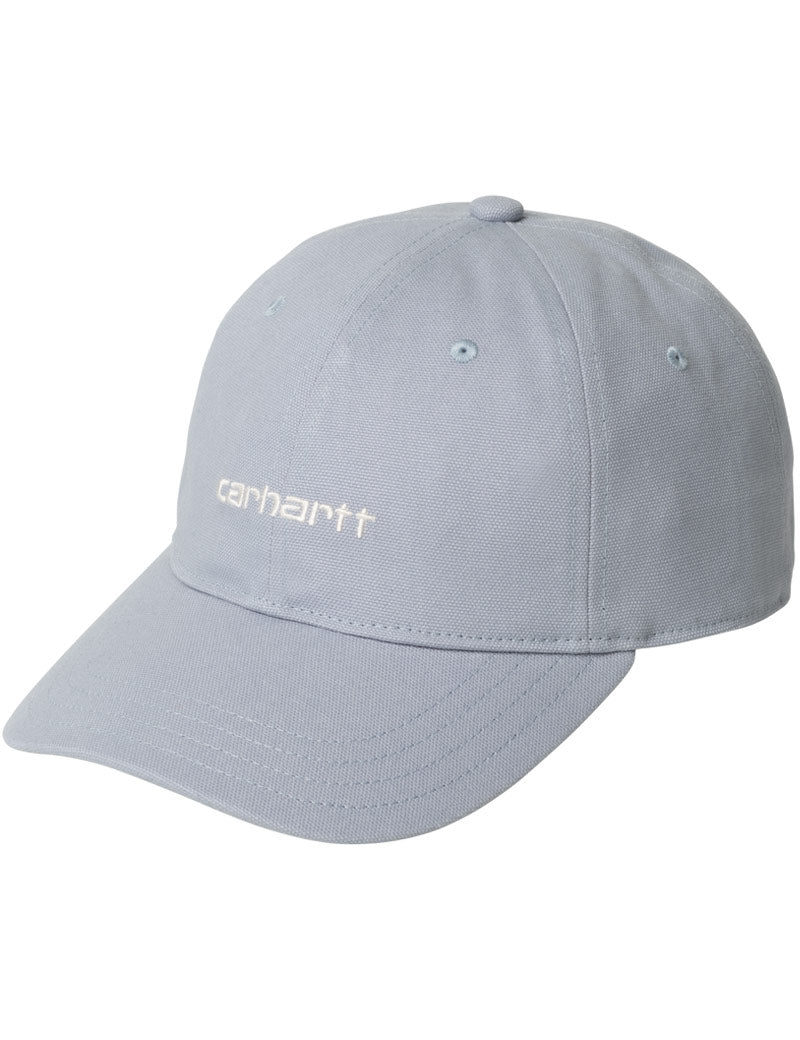 Carhartt WIP Canvas Script Cap Mirror Wax Front
