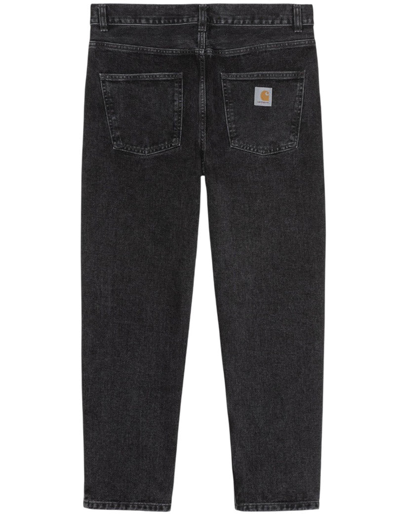 Carhartt WIP Newel Pant Jeans Black Stone Washed Back View