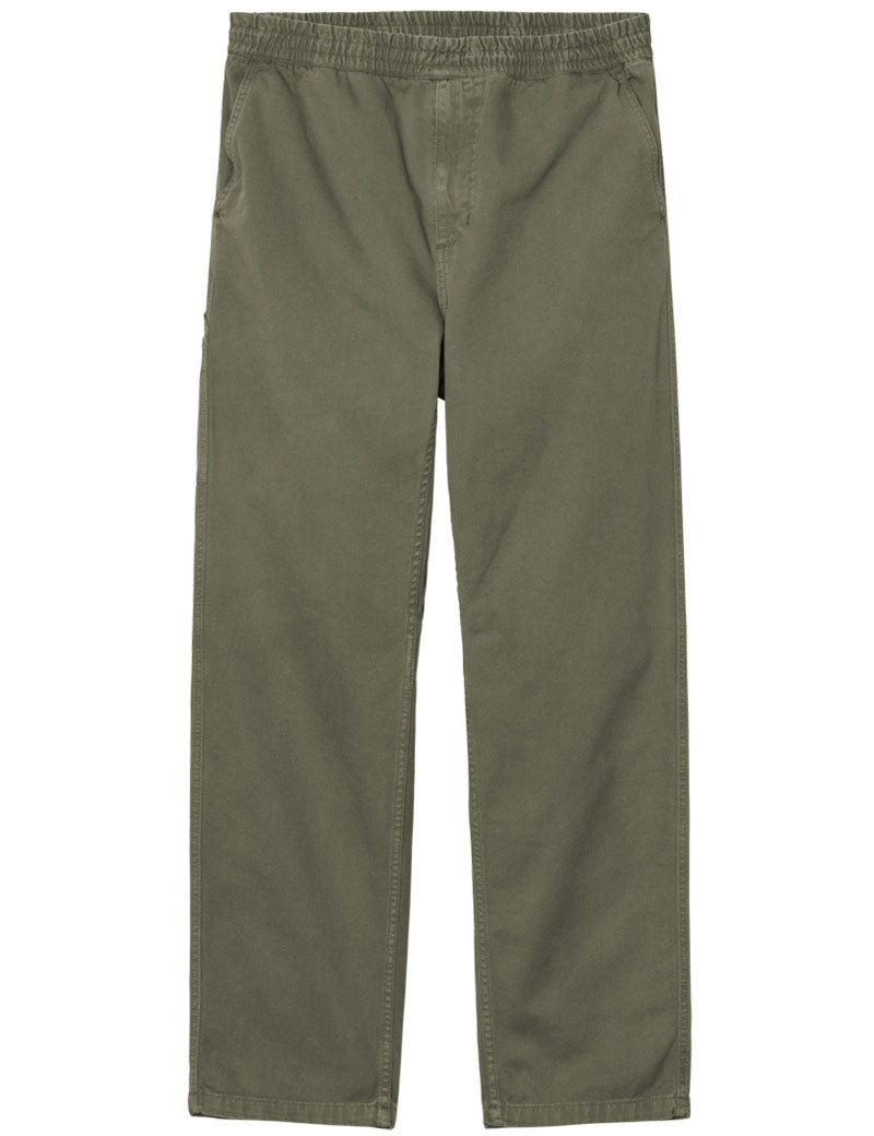 Carhartt WIP Flint Pant Leaf Garment Dyed Front