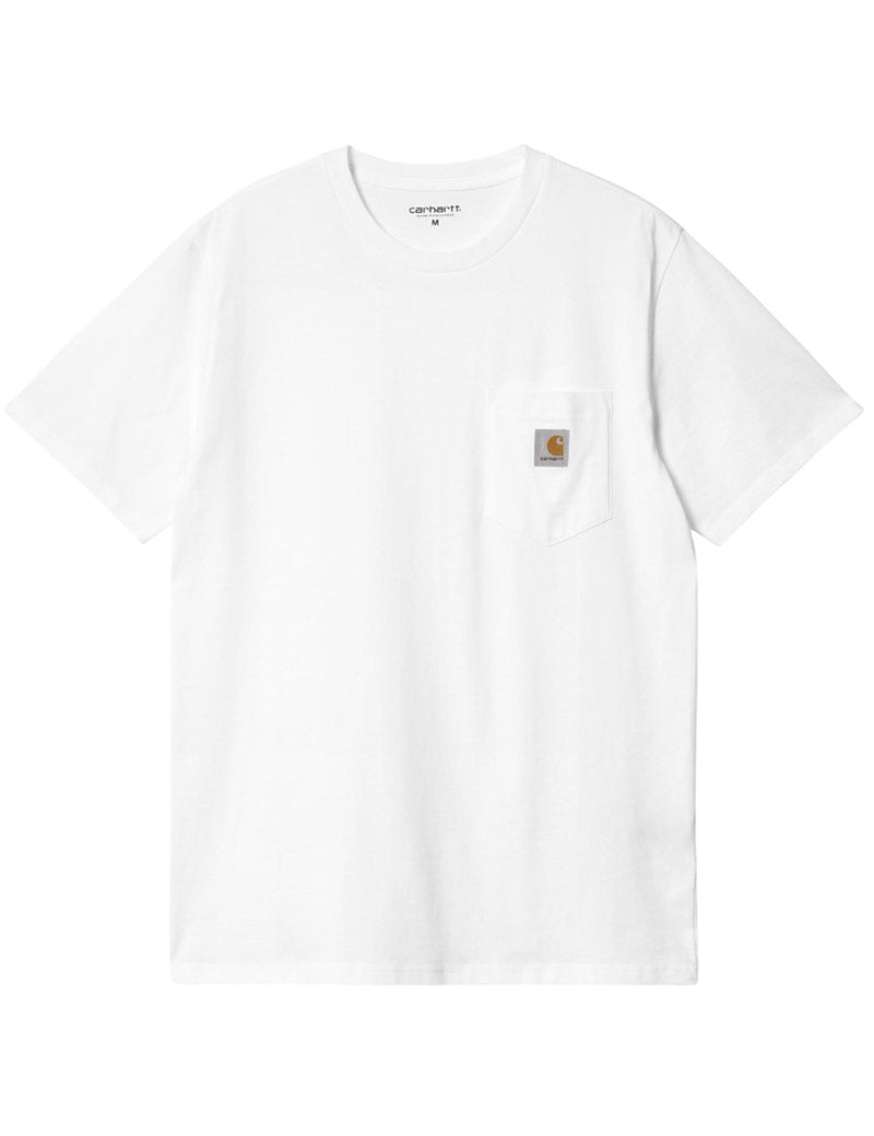 Carhartt Wip Pocket Short Sleeve T-Shirt White