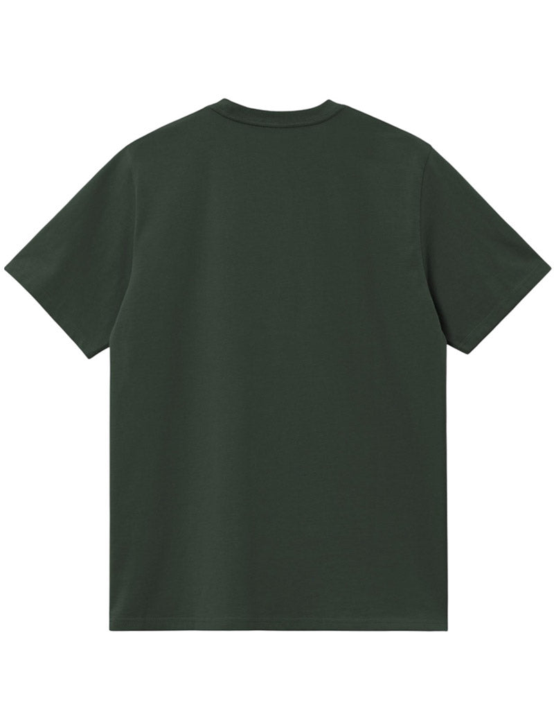 Carhartt WIP Pocket S/S T-Shirt Dark Scarab Back View