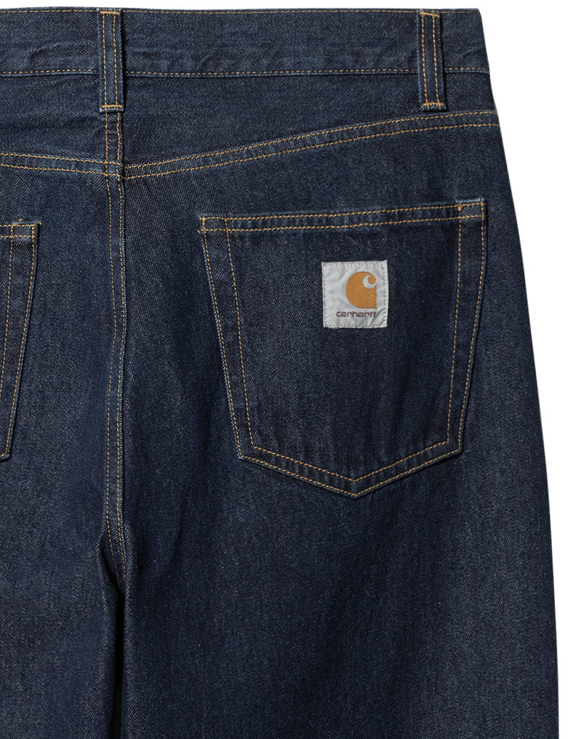 Carhartt WIP Landon Pant Denim Jeans Blue Rinsed Pocket Detail