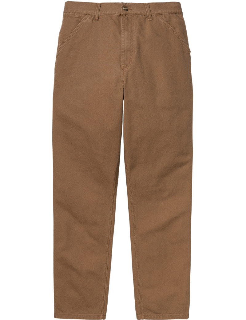 Carhartt WIP Single Knee Pant Hamilton Brown Rinsed