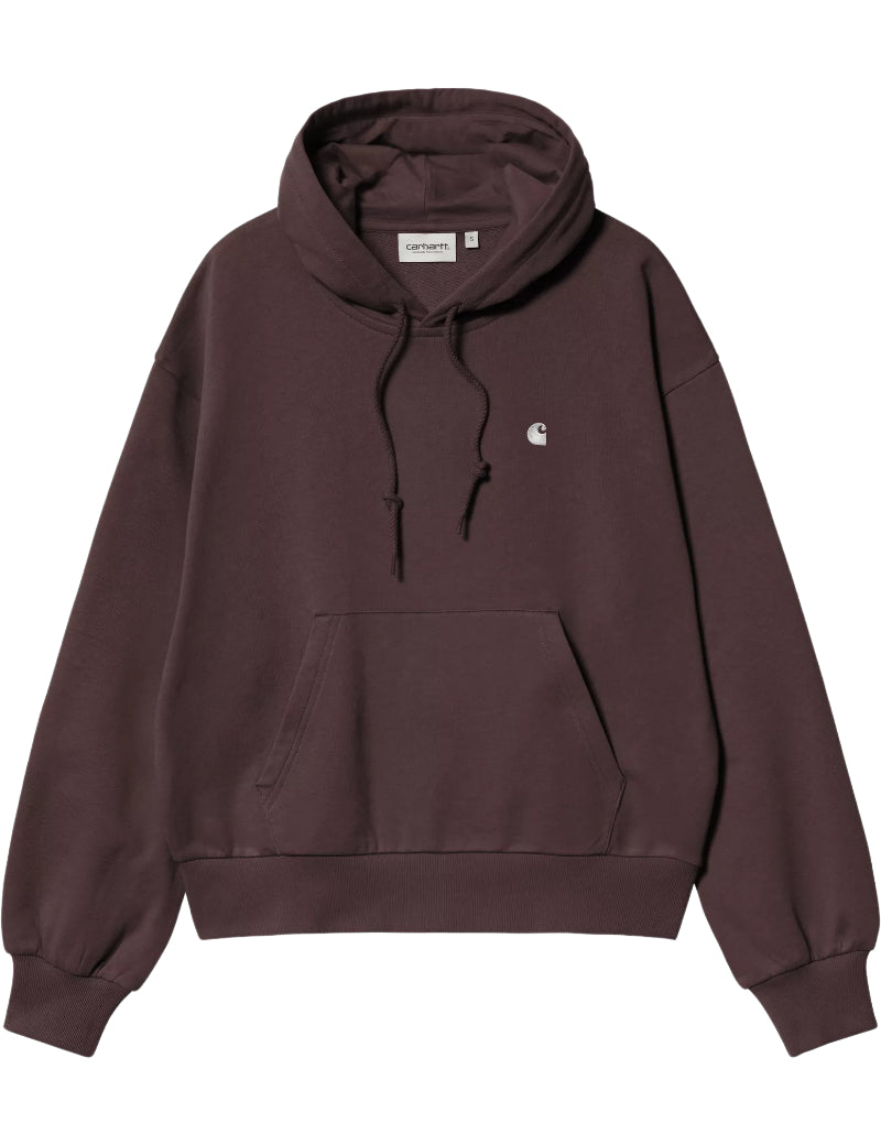 Carhartt WIP Women's Hooded Casey Sweatshirt Palisander & Silver Main