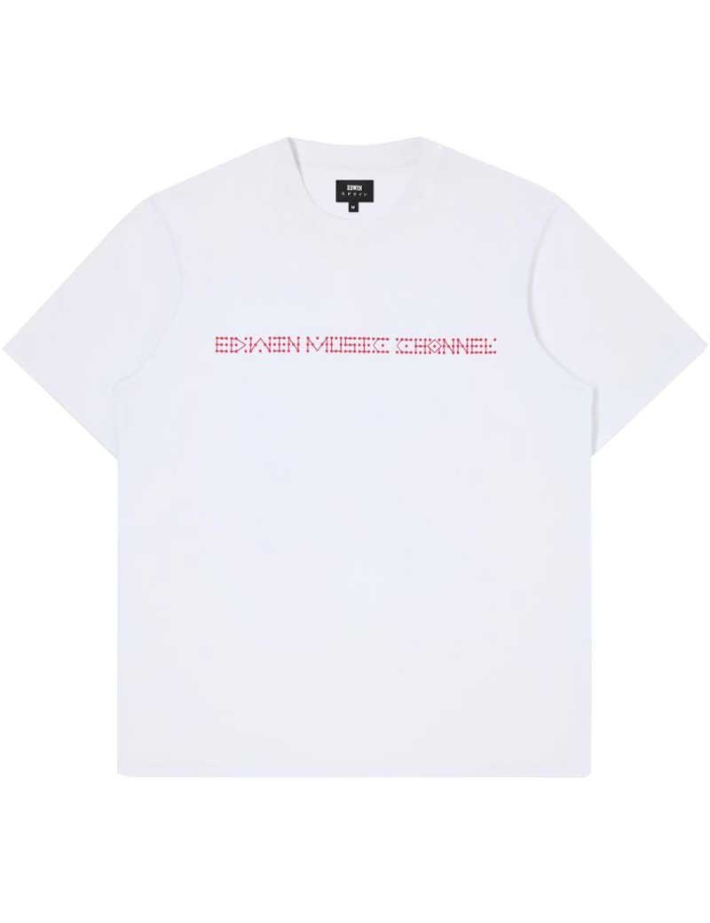 EDWIN Sunset FM T-Shirt White