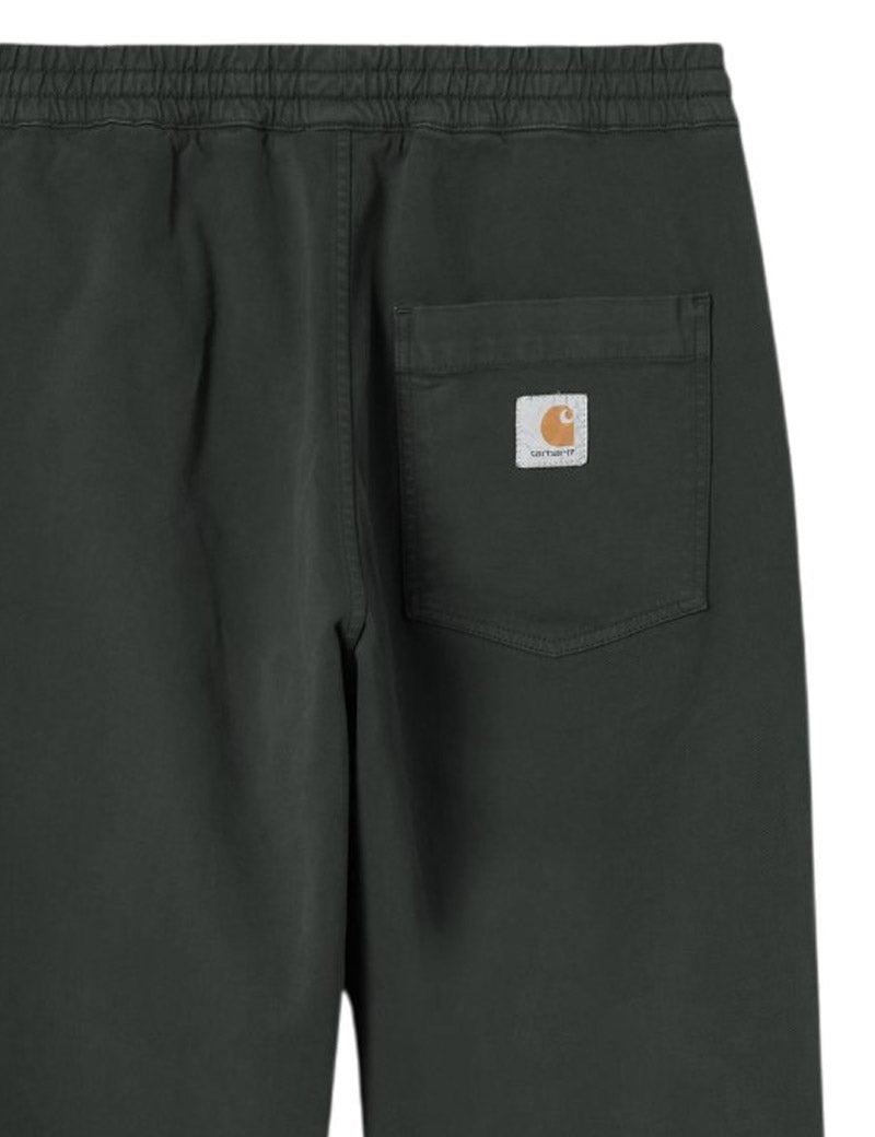 Carhartt WIP Floyde Pant Raven, Garment Dyed Pocket Detail