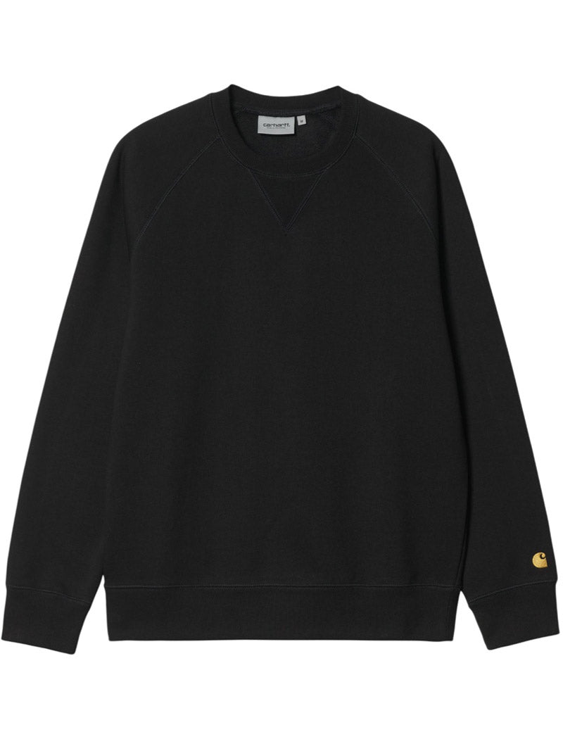 Carhartt Wip Chase Sweatshirt Black Gold