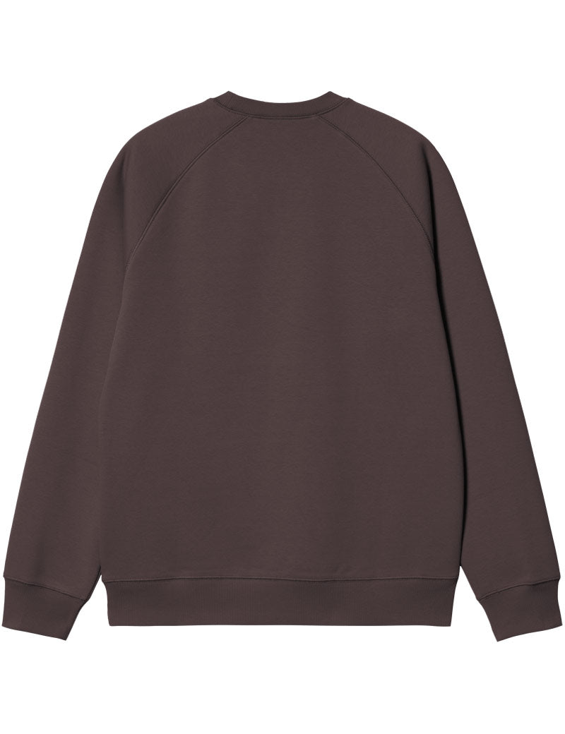 Carhartt Wip Chase Sweatshirt Shale Gold Back