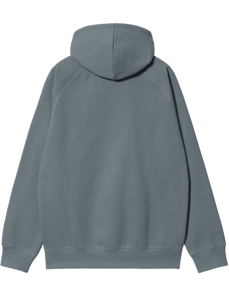 Carhartt Wip Hooded Chase Sweat Cozy Blue Gold