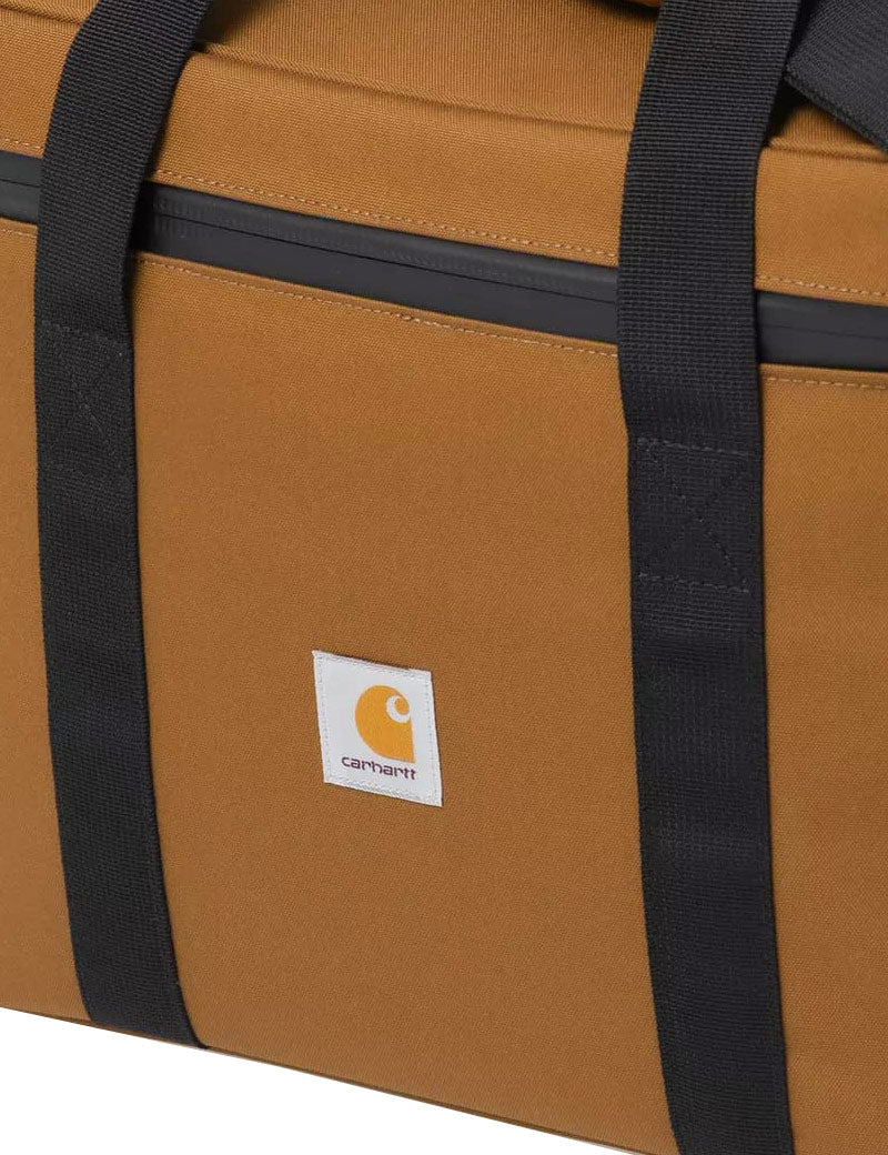 Carhartt WIP Cooler Bag Canvas Hamilton Brown Detailing