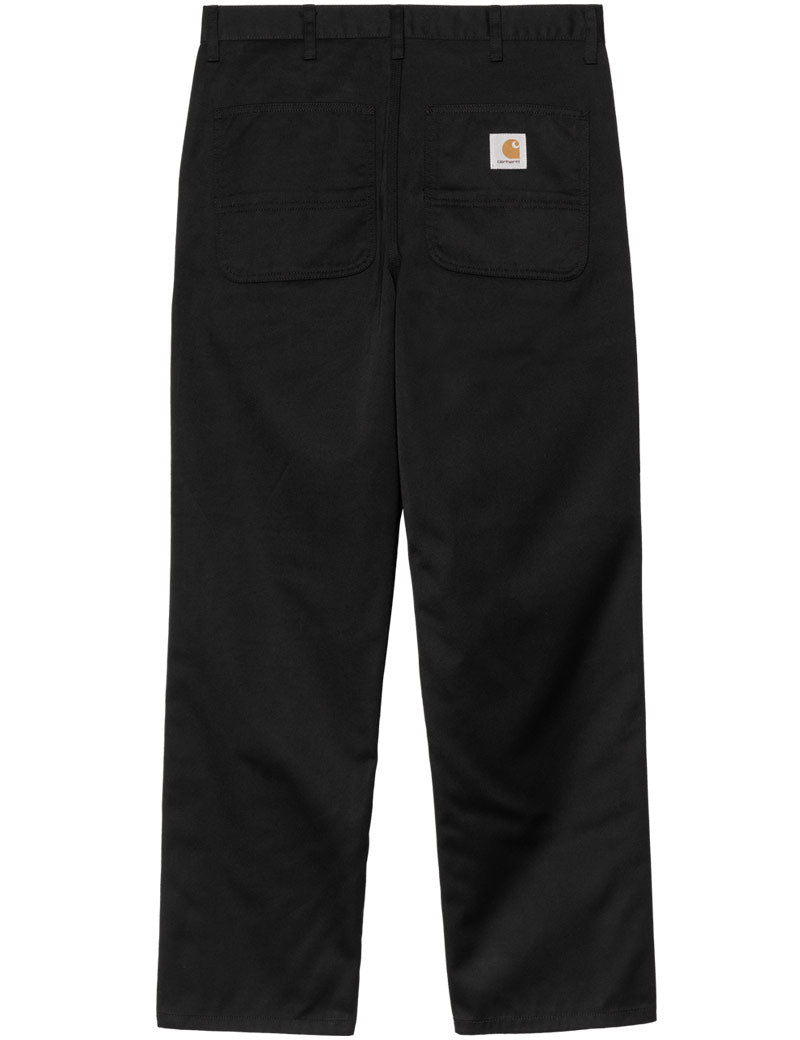 Carhartt WIP Simple Pant Black Rinsed Back