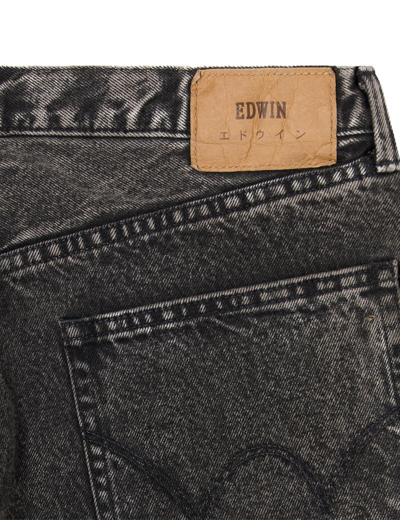 Edwin Wide Pant Jeans Black Mid Dark Used