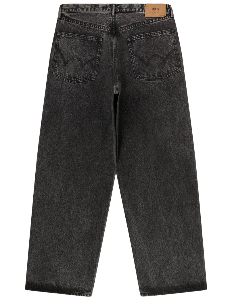 Edwin Wide Pant Jeans Black Mid Dark Used
